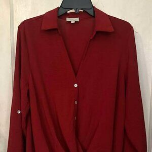 Beautiful Rust/Burgandy Blouse